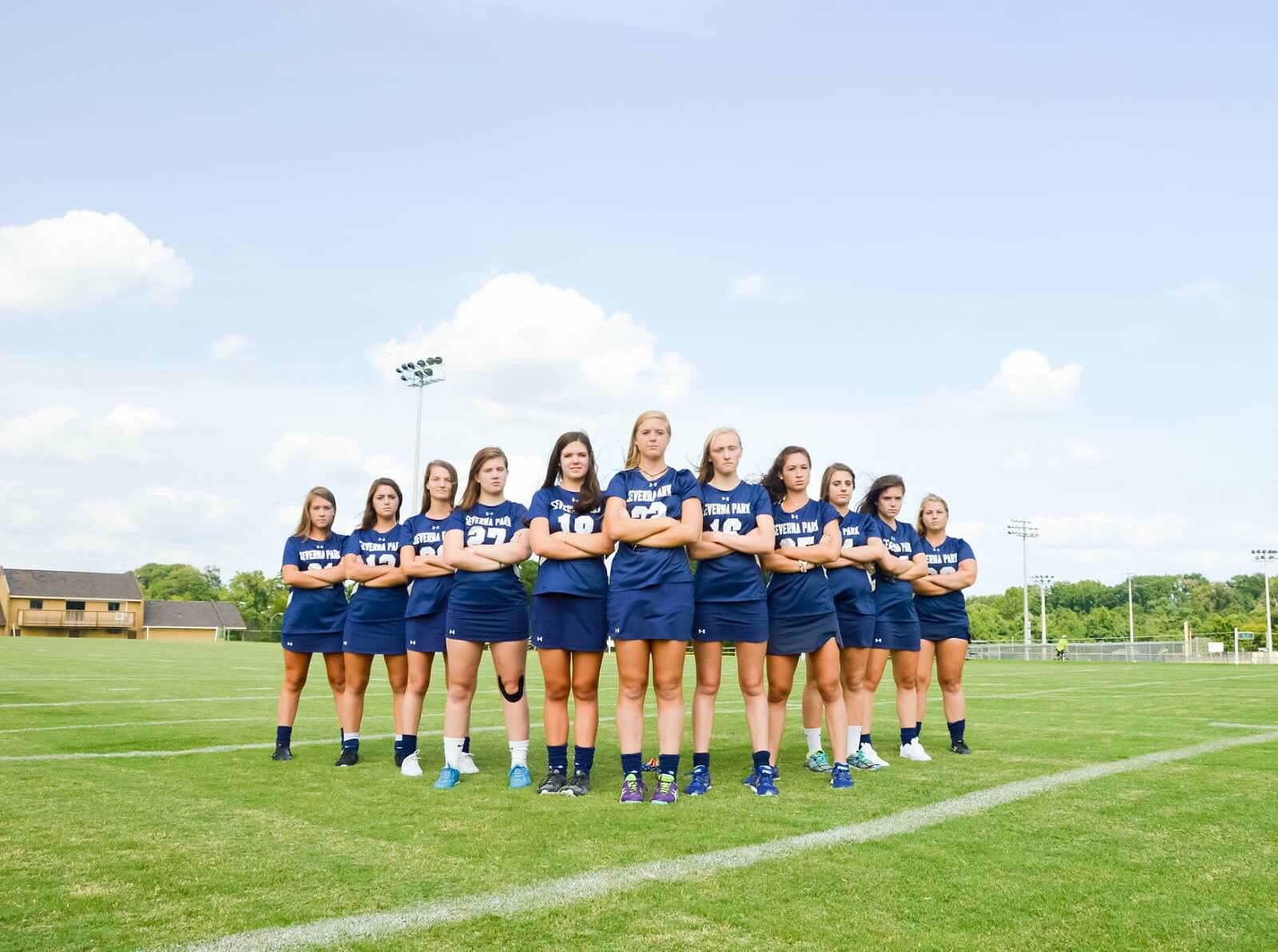 Seniors Mallary Sellars, Megan Brannen and Rachel Lewis are leading the SPHS field hockey team to victory this season. The team has been working hard every day for redemption of the state champion title. “Our goal is to win states this year, so we’re working harder than ever,” said Sellars. Photo courtesy of Rachel Lewis.