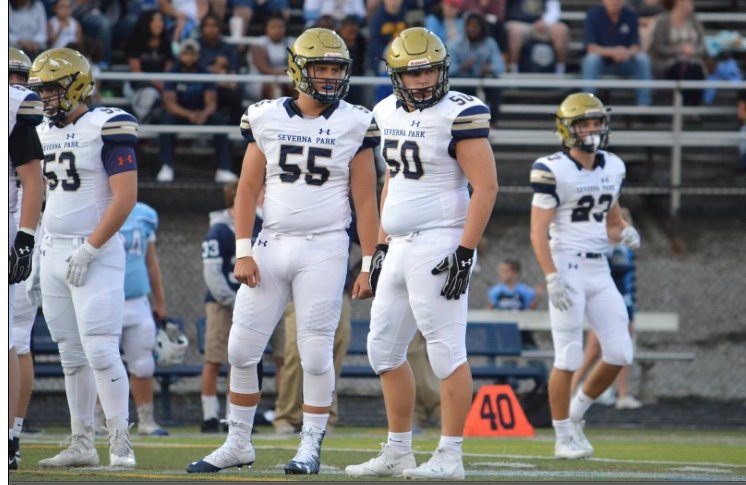  Severna Park football is prepared and ready for this season. Last season the falcons finished 5-5. “The team looks good this year, we have a lot of talent but there’s always room for progress,” said junior Austin Persico. 
