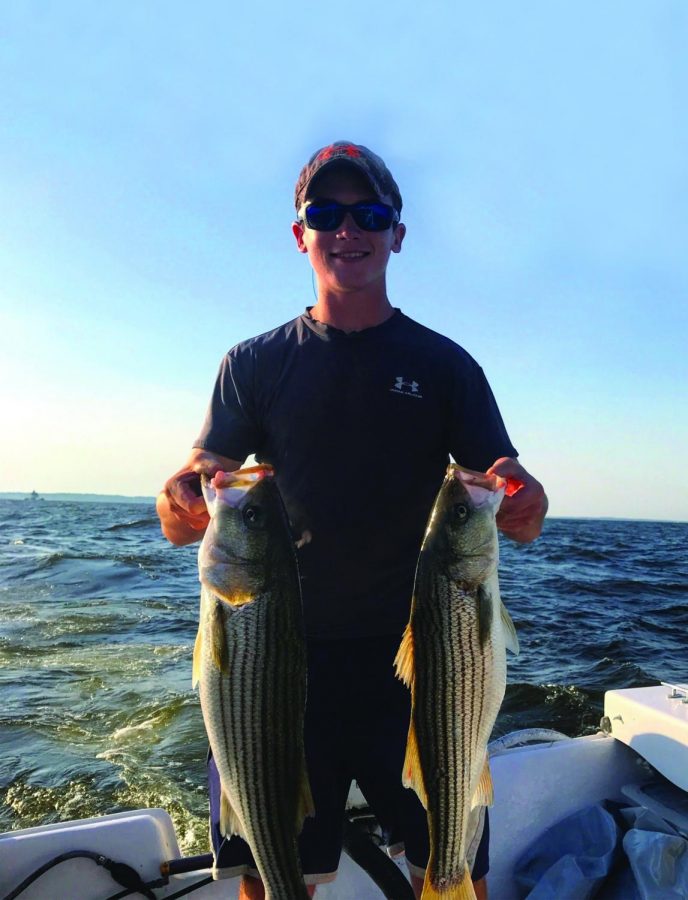 Sophomore Andrew Keller is currently working on perfecting his bow hunting and marksmanship. This past summer, he profited thousands of dollars from selling blue crabs. One time I had a guy drive all the way from North Carolina to my house to buy crabs, Keller said.