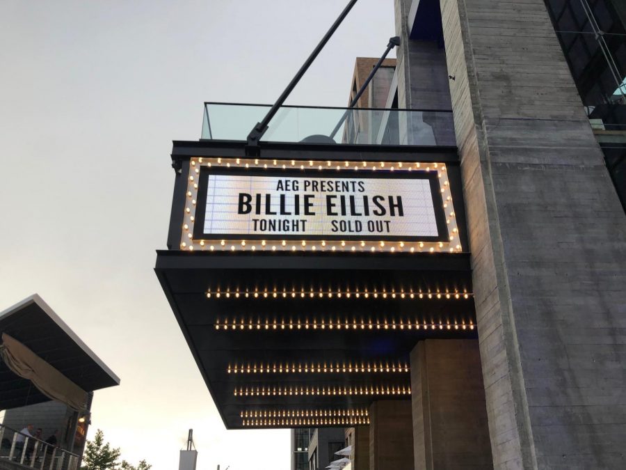 Billie Eilish, writer and singer of “bad guy”, plays a concert in the Anthem venue in Washington D.C. While her tour passed through the DMV in June, many Severna Park residents attended the concert. “Billie was such an amazing performer, and her songs sounded even better live, in front of a sold-out audience,” senior Maddy Gillin said. 