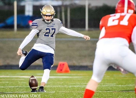 Junior Trey Smack joined the SPHS varsity football team as their starting kicker his sophomore year. Since then, he has been nationally ranked for his outstanding performance on the field. “If I got beat out by a girl then she’s a good kicker and deserves it,” Smack said. “Advice I would give to a girl who were to try out [would be that] you should be proud to be a Falcon and we will treat you like every other person.”
