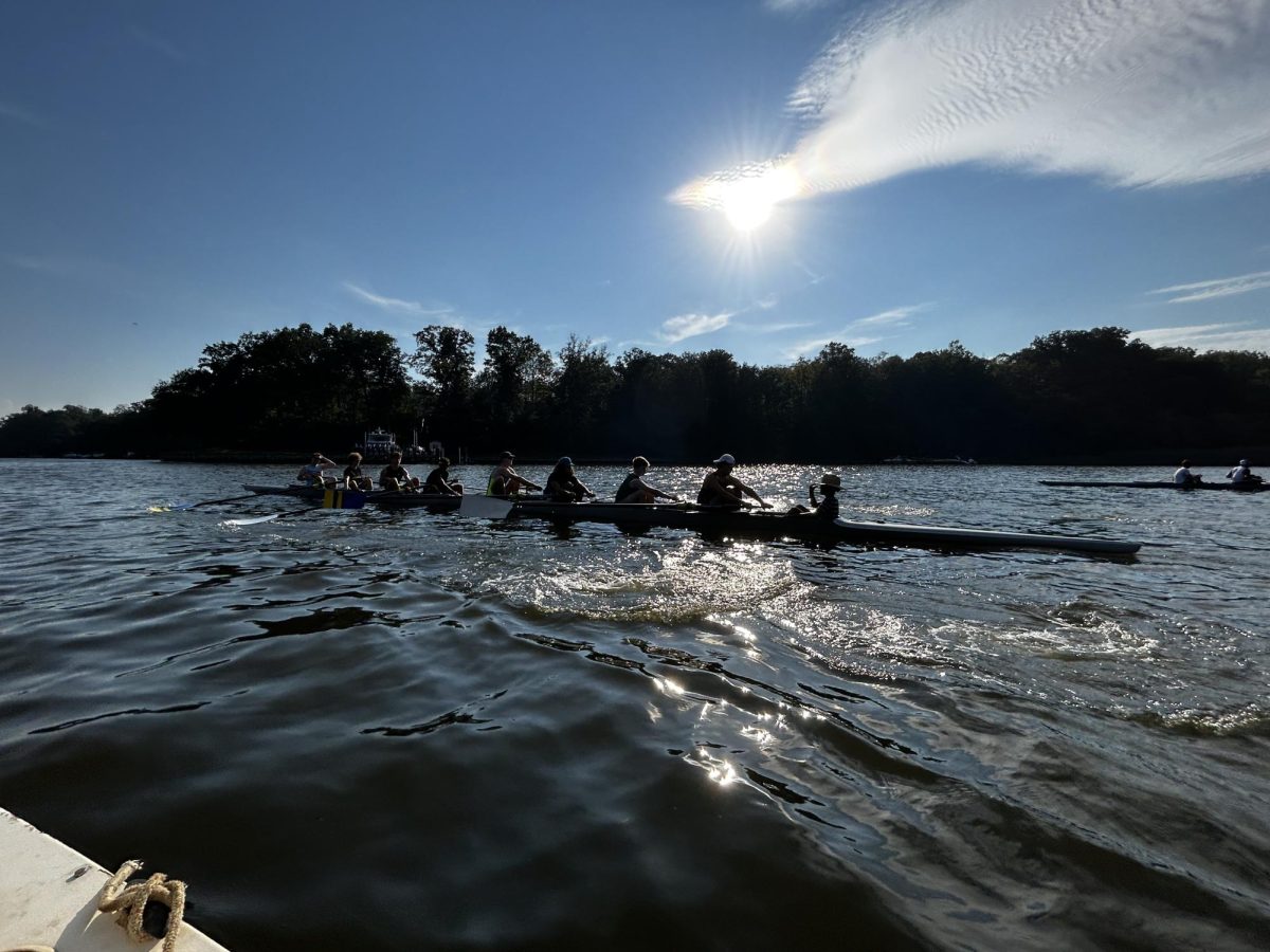 On Sept. 8, Annapolis Junior Rowing (AJR) practiced a front end pick drill. AJR is based in Annapolis and its population is of students from all over Maryland. Cormac FitzGerald, a rower from Ireland moved to Maryland and joined AJR to continue his rowing career. 