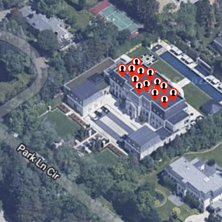 Kendrick Lamar’s most recent song in Drake and Lamar’s rap battle is “Not Like Us”, the cover shows a satellite view of Drake’s mansion with red icons, implying that Drake’s home is filled with pedophiles and registered sex offenders. The picture corresponds with the song because Lamar is accusing Drake of being a pedophile by saying lines such as, “Tryna strike a chord and its probably A-Minor”, and “certified loverboy, certified pedophiles”.  