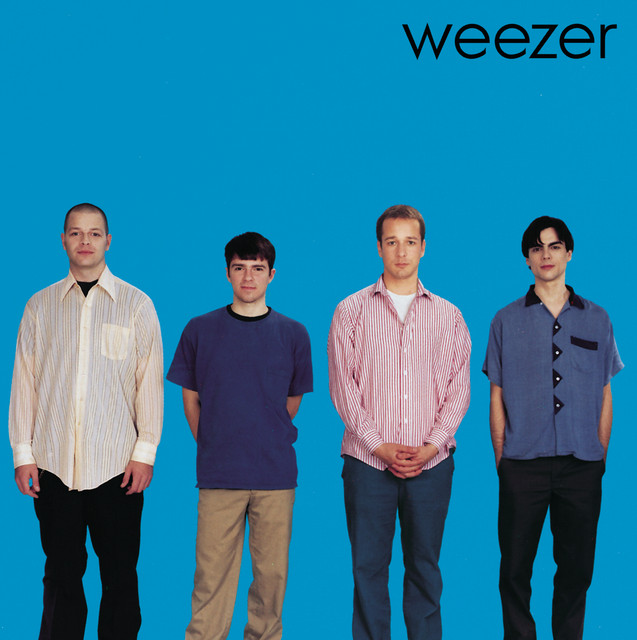 The cover of Weezer’s first and most popular album, the Blue Album.
