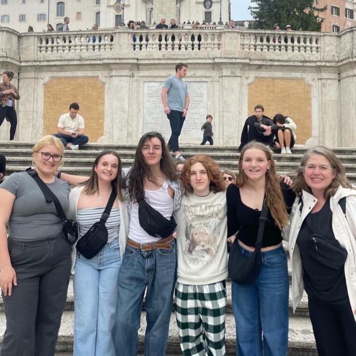 CAT-South culinary students including senior Laney Deaton visited Italy in spring 2024.