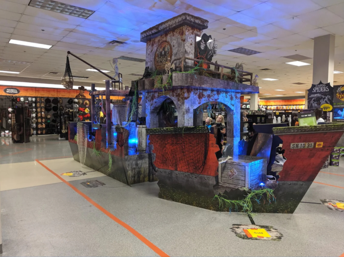 Shoppers browse the aisles of Spirit Halloween, where decorations and costumes are coming onto the shelves sooner than ever this year for 2025. "The candy is my favorite part of Halloween," said sophomore Halle Bierdeman. Products are already on the shelves in most stores.