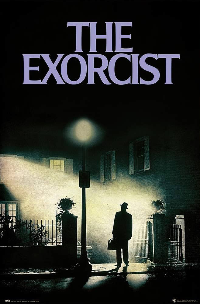 Movie poster for 1973 “The Exorcist,” a horror film that shook the nation upon release for its controversial depiction of demonic possession of a young girl. It’s based on a book by William Petter Blatty inspired from an actual 1949 exorcism done by a Jesuit priest, William S. Bowdern. “In horror movies I like the jumpscares and the way it twists your mind,” junior Ella Stoudt said. 
