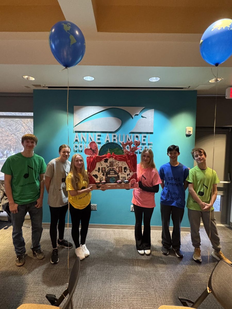 SPHS French students worked together to explore this year's theme of “Heartbeat of Humanity” and what it means culturally to them with colorful posters and t-shirts. Their creation for the poster competition won them third place overall and further adds to their awards from the event. That and the other, “posters will be displayed at the board of education in the upcoming weeks,” said French teacher Ms. Auchincloss, who supported them along their journey to the competition. 
