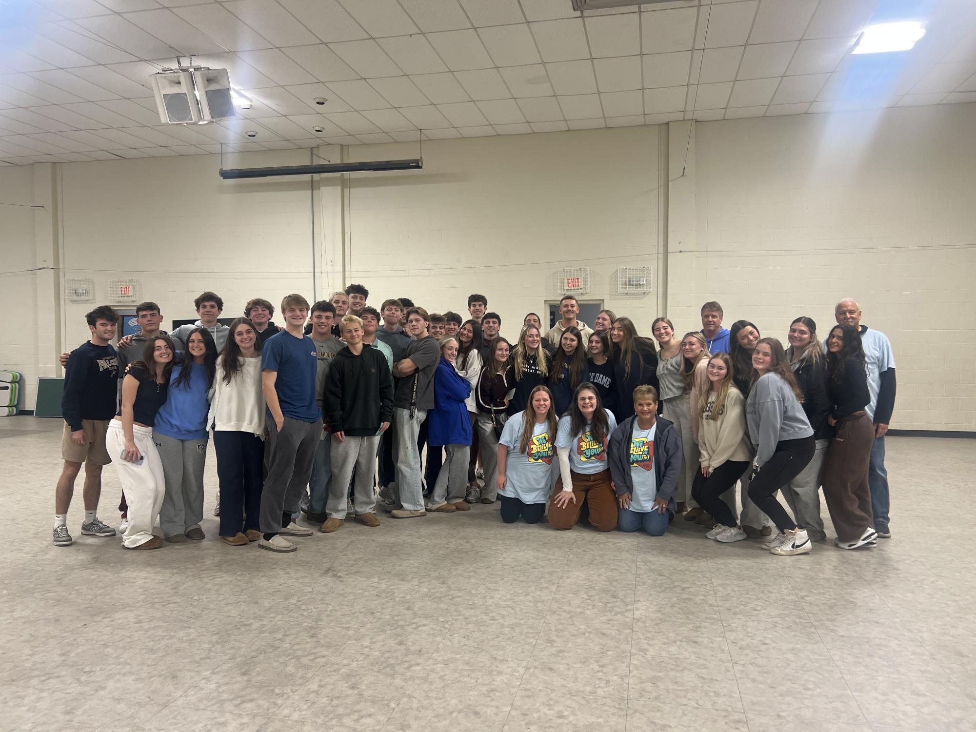 Students around Severna Park gather at the Severna Park Evangelical Presbyterian Church for Campus Life on Nov. 19 to talk about kindness and incorporate the topic with biblical references. 